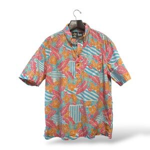 The Nutter by Chubbies Colorful Tropical Men's Shirt, Extra Large